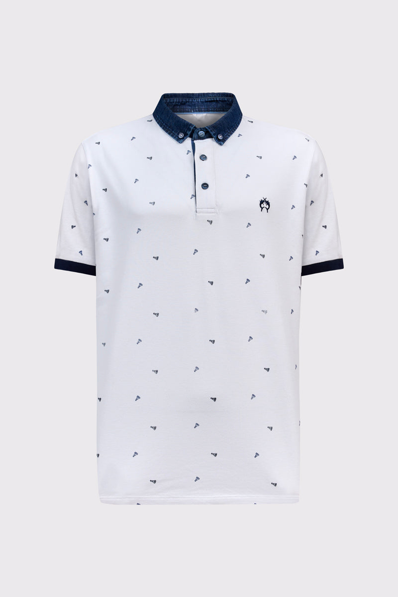 T-Shirt mit sportiven Kontrastdetails