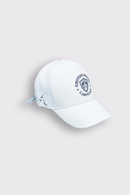 Claudio Campione Cotton Cap with Front Emblem – Yachting Collection