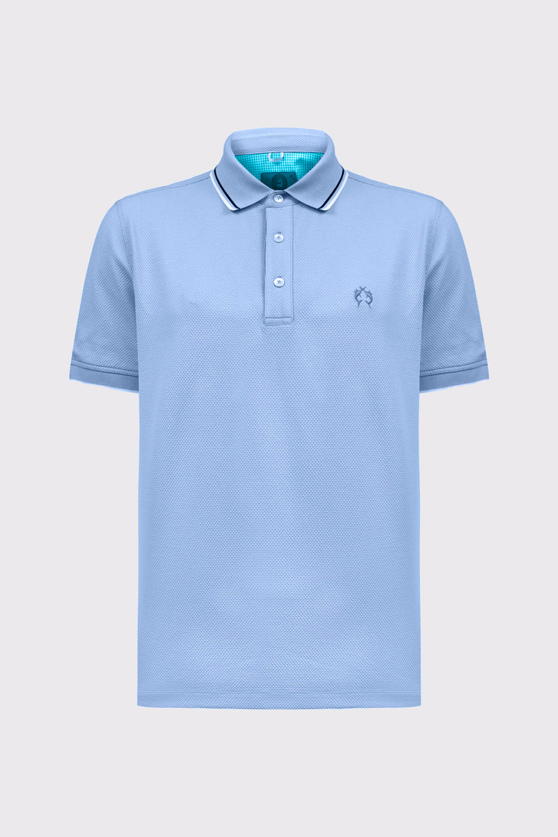 Herren Polo-Shirt Piqué – Baumwolle-Elasthan, modern – blue #Farbe_83100 blue