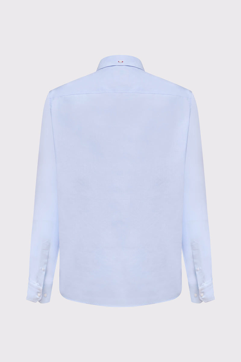 Baumwoll-Button-Down-Hemd mit Brusttasche – modern & klar