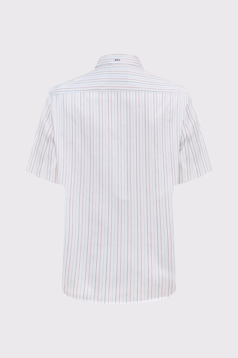 Kurzarmhemd mit Streifen & Button-Down-Kragen – blue stripe 3 #Farbe_83143 blue stripe 3