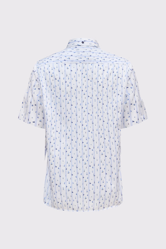 Modern Fit Hemd mit maritimer Inspiration