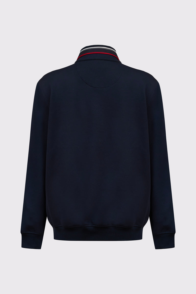 Claudio Campione Yachting Kapuzen-Sweatjacke aus Baumwolle