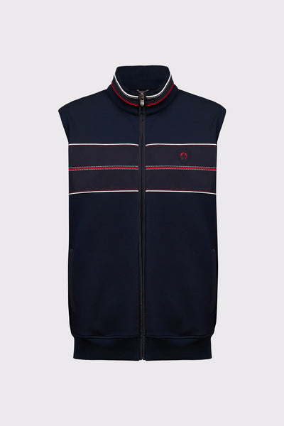 Claudio Campione Yachting Bodywarmer mit Kontraststreifen