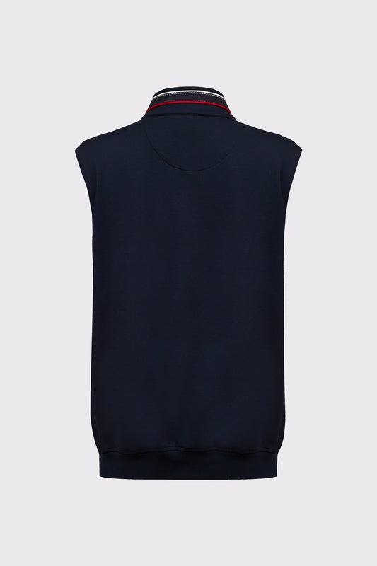 Claudio Campione Yachting Bodywarmer mit Kontraststreifen