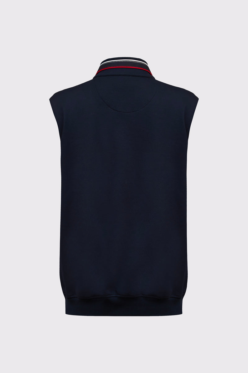 Claudio Campione Yachting Bodywarmer mit Kontraststreifen