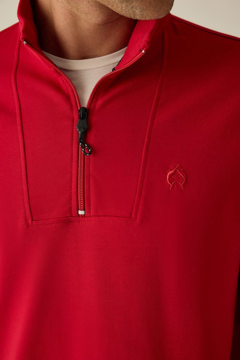 Troyer-Sweatshirt für Herren – Hochwertig, maskulin und komfortabel mit edler Logostickerei.