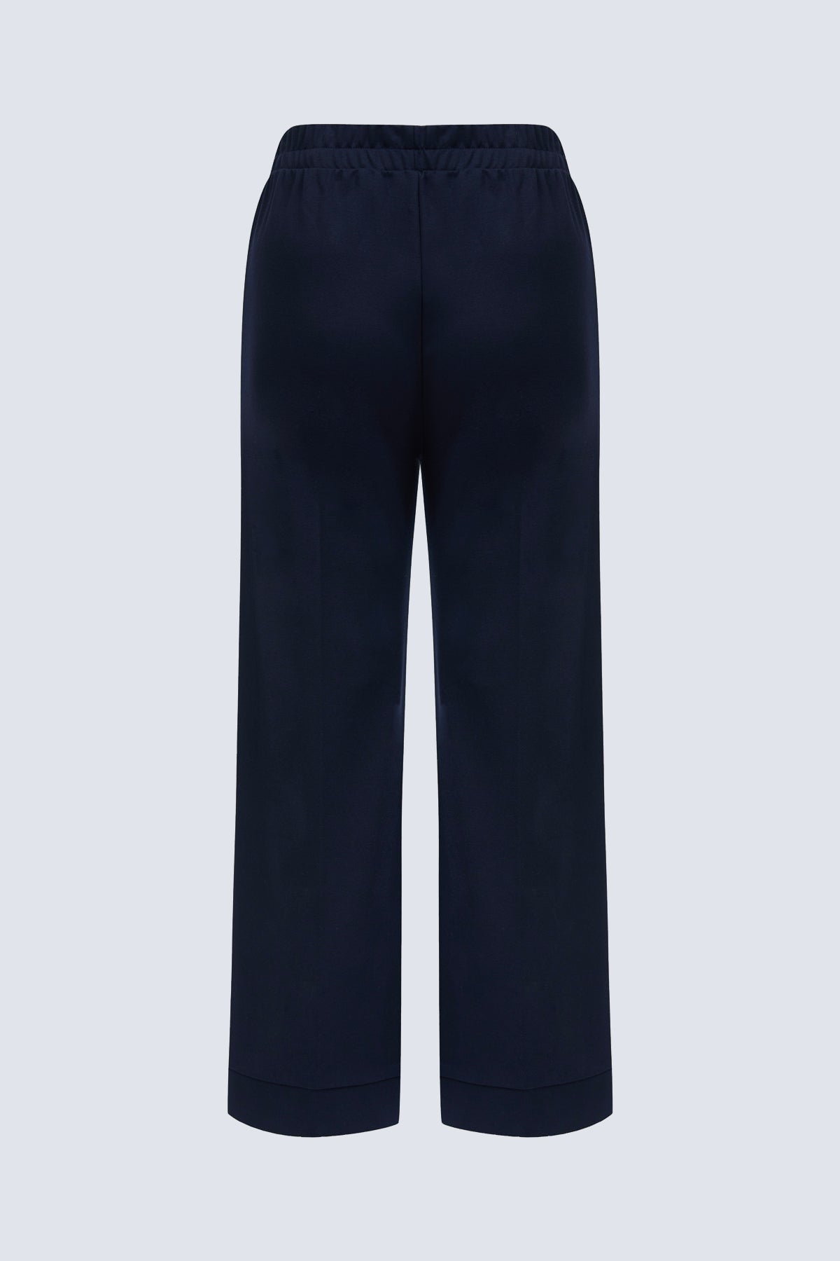 Damen Hose mit Elastikbund – Navy Casual Fit