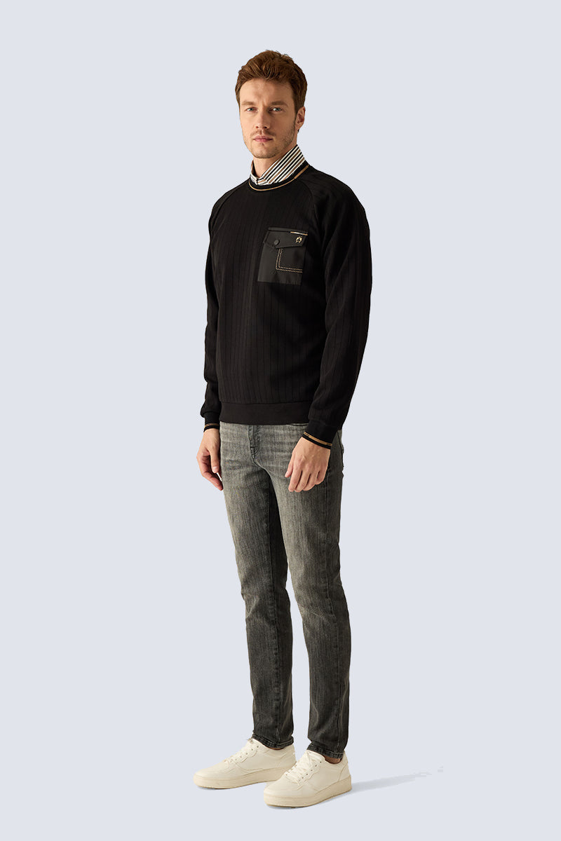 Herren Sweatshirt in black