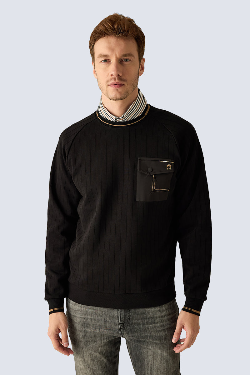 Men's sweatshirt in black