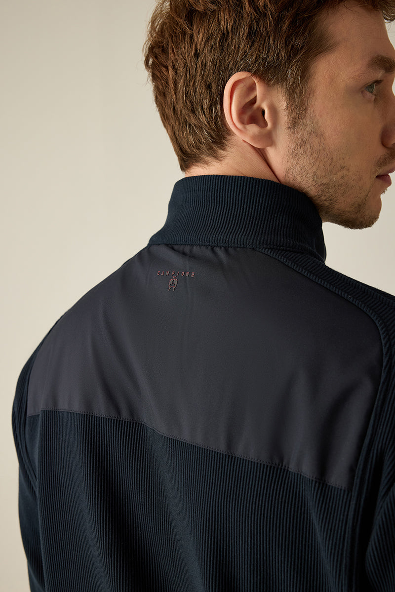Herren-Sweatjacke im Interlock-Selenik-Look