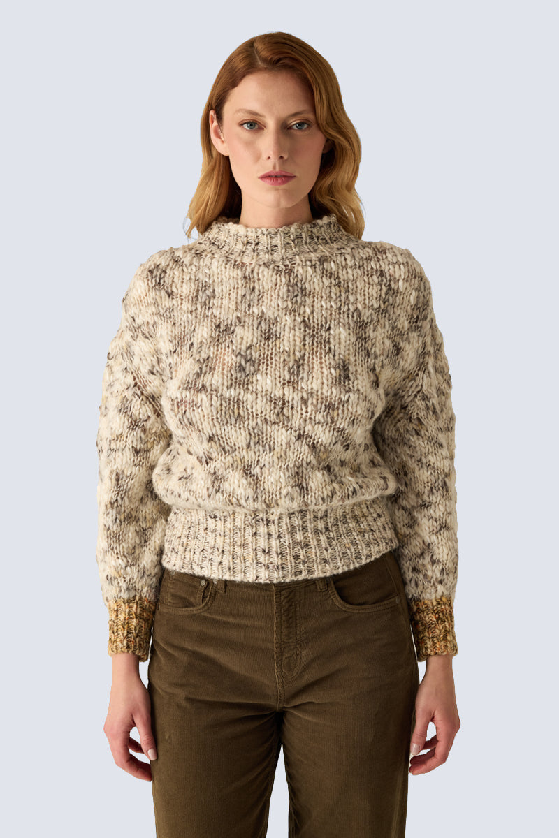 Damen-Strickpullover in Multicolor