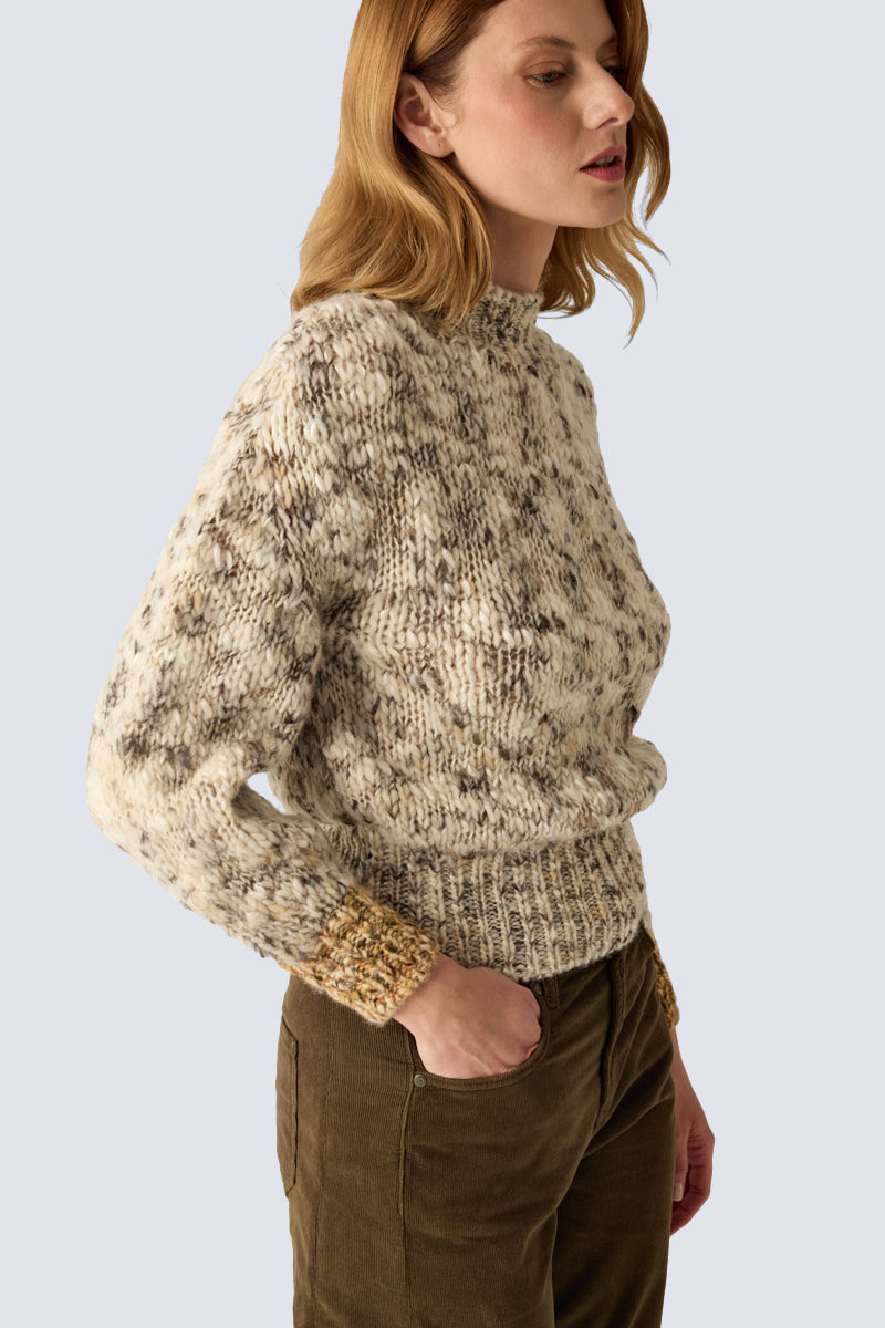 Damen-Strickpullover in Multicolor