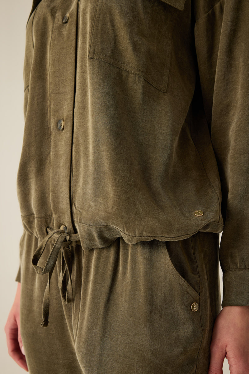 Damen Bluse khaki