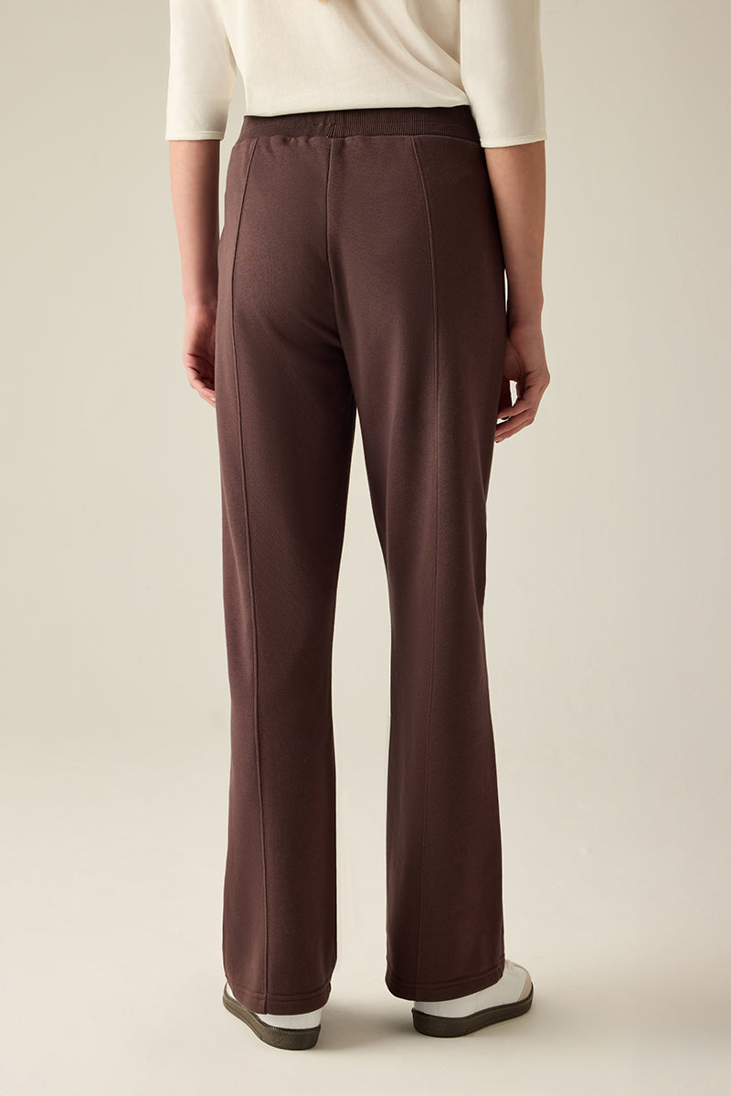 Damen Hose Braun – Weit & Bequem