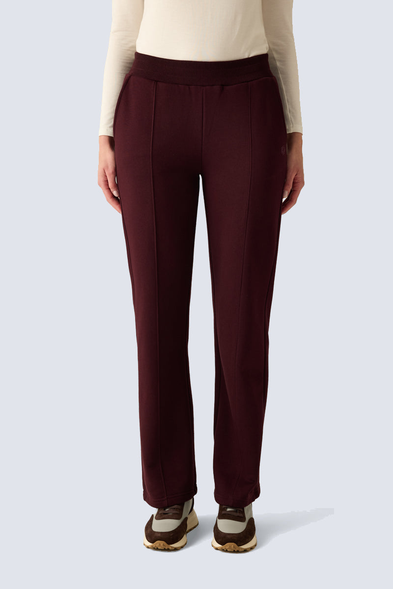 Damen Hose Dark Cherry – Bequem & Elegant
