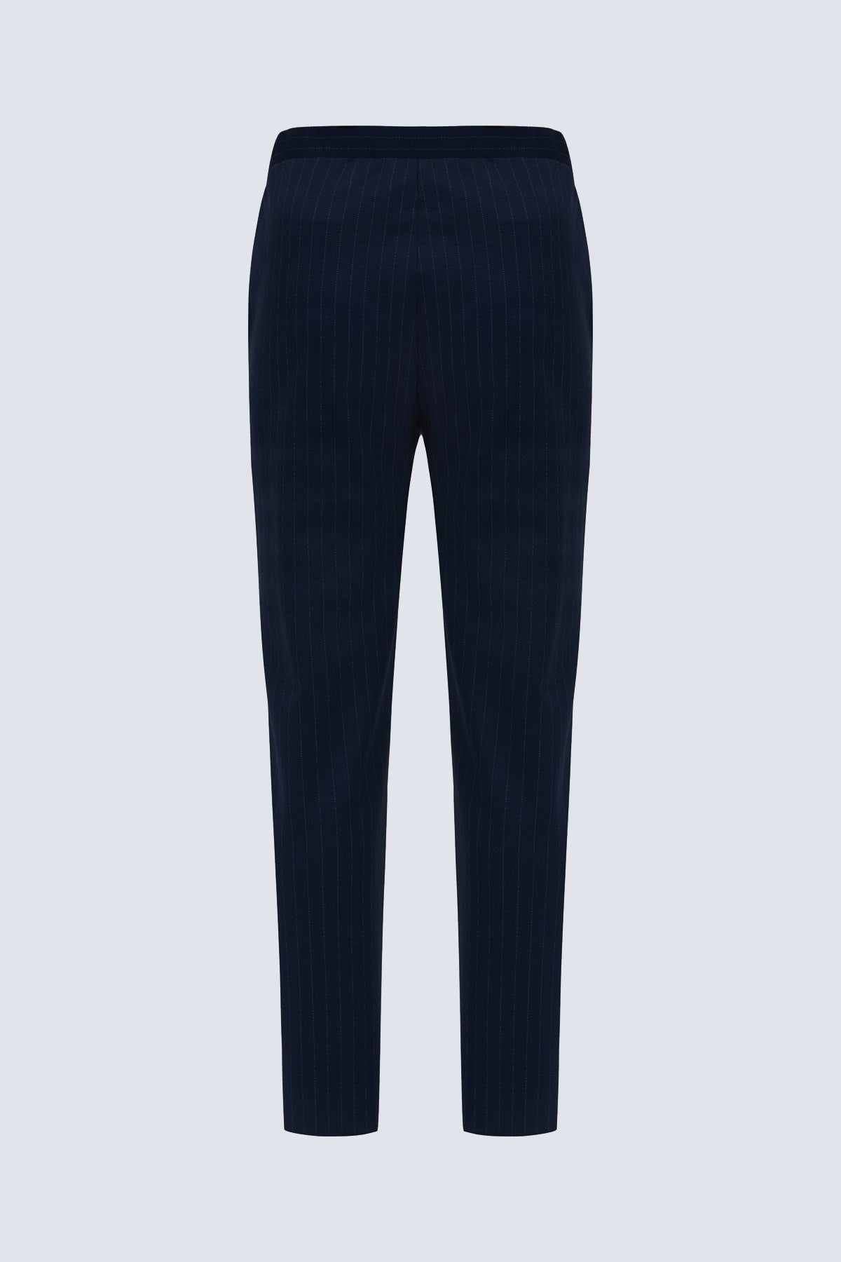 Damen Hose – Navy mit feinen Nadelstreifen