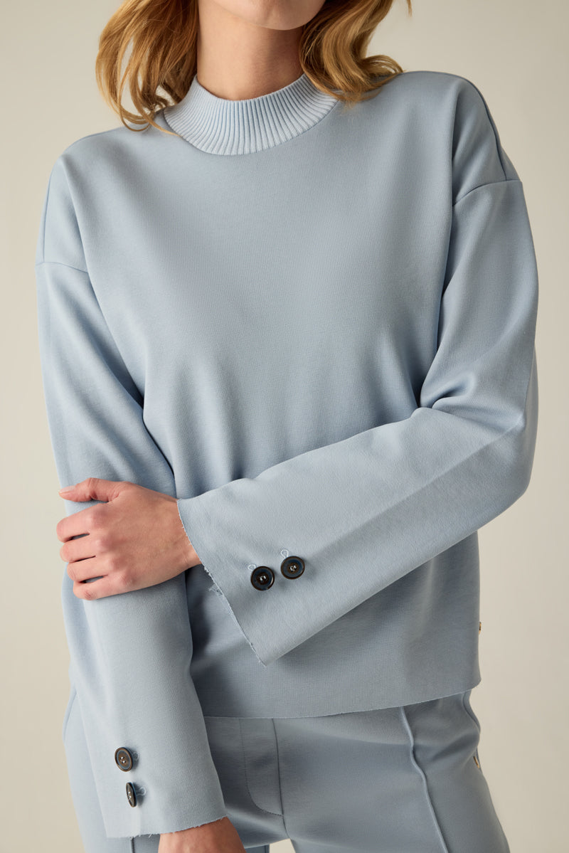 Damen Sweat smoky blue – smoke blue #Farbe_79200 smoke blue