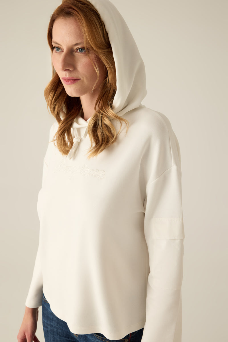 Damen Hoodie – Ecru