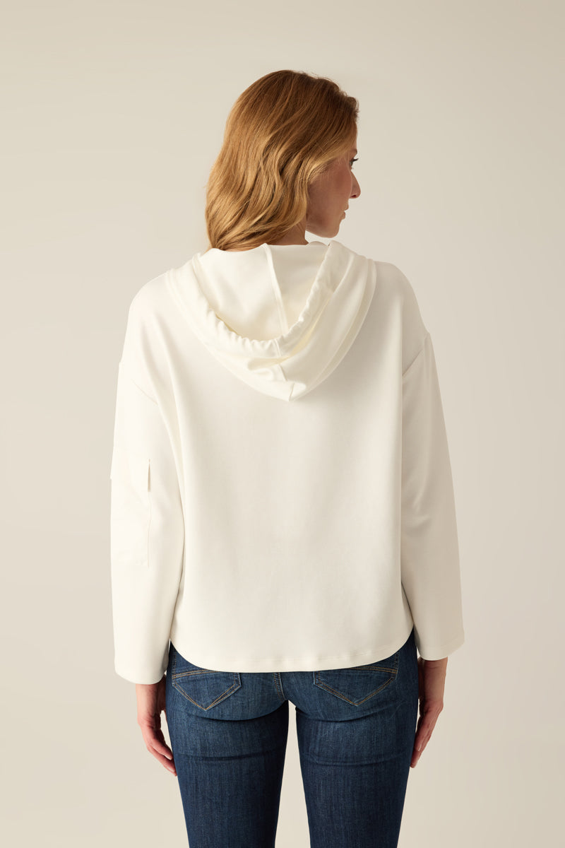 Damen Hoodie – Ecru