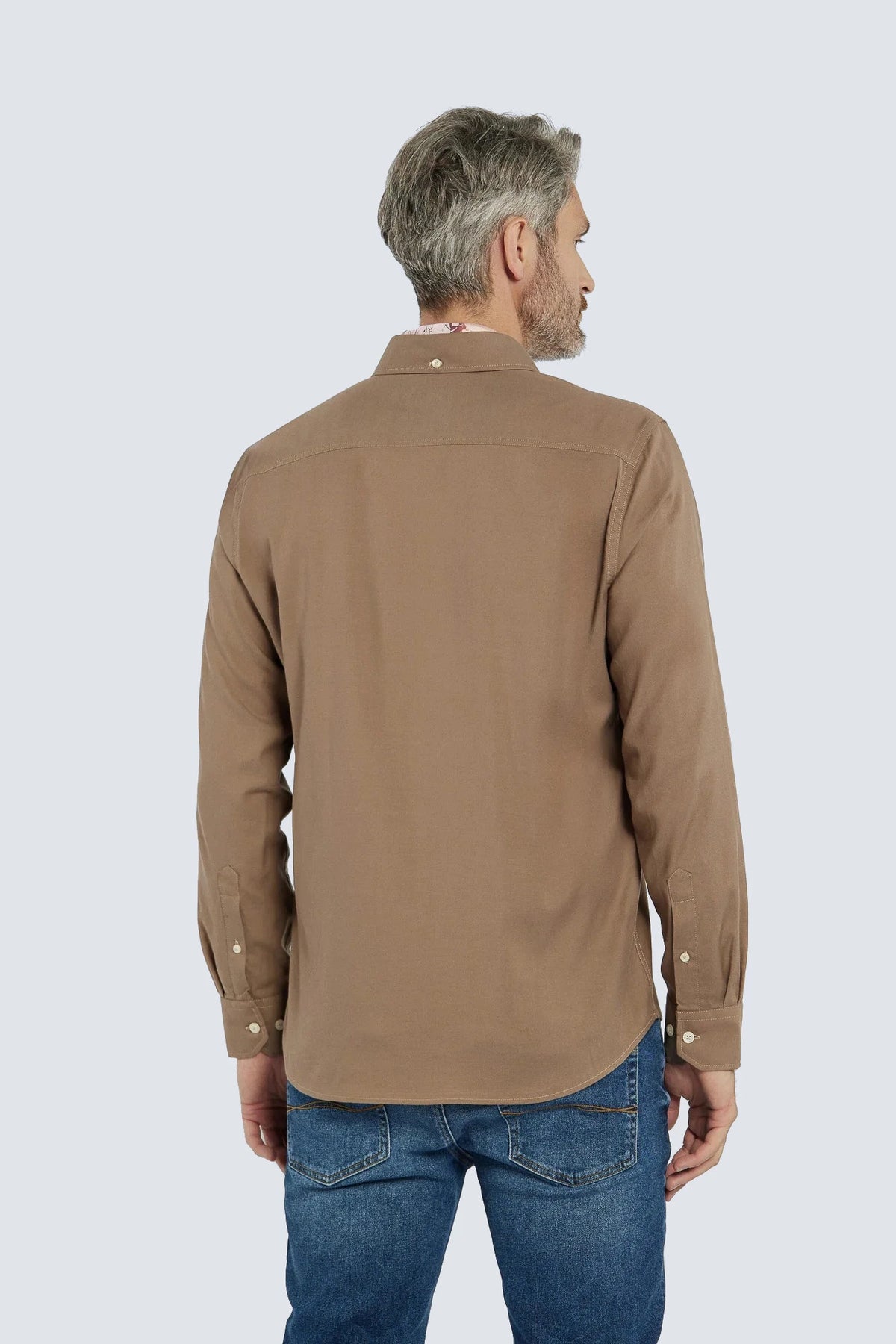 Herrenhemd Denim – caramel #Farbe_43300 caramel