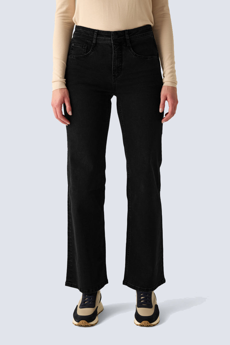 Grey Damen Jeans – black black #Farbe_93300 black black