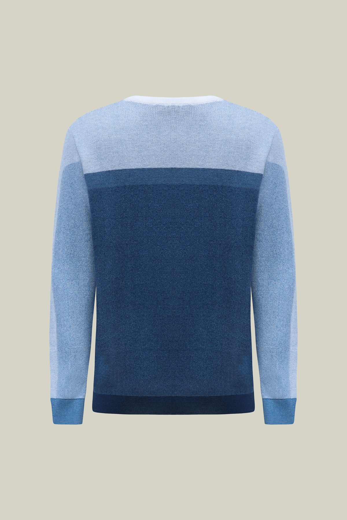 Herren Pullover Modern Fit – Blue Farbverlauf