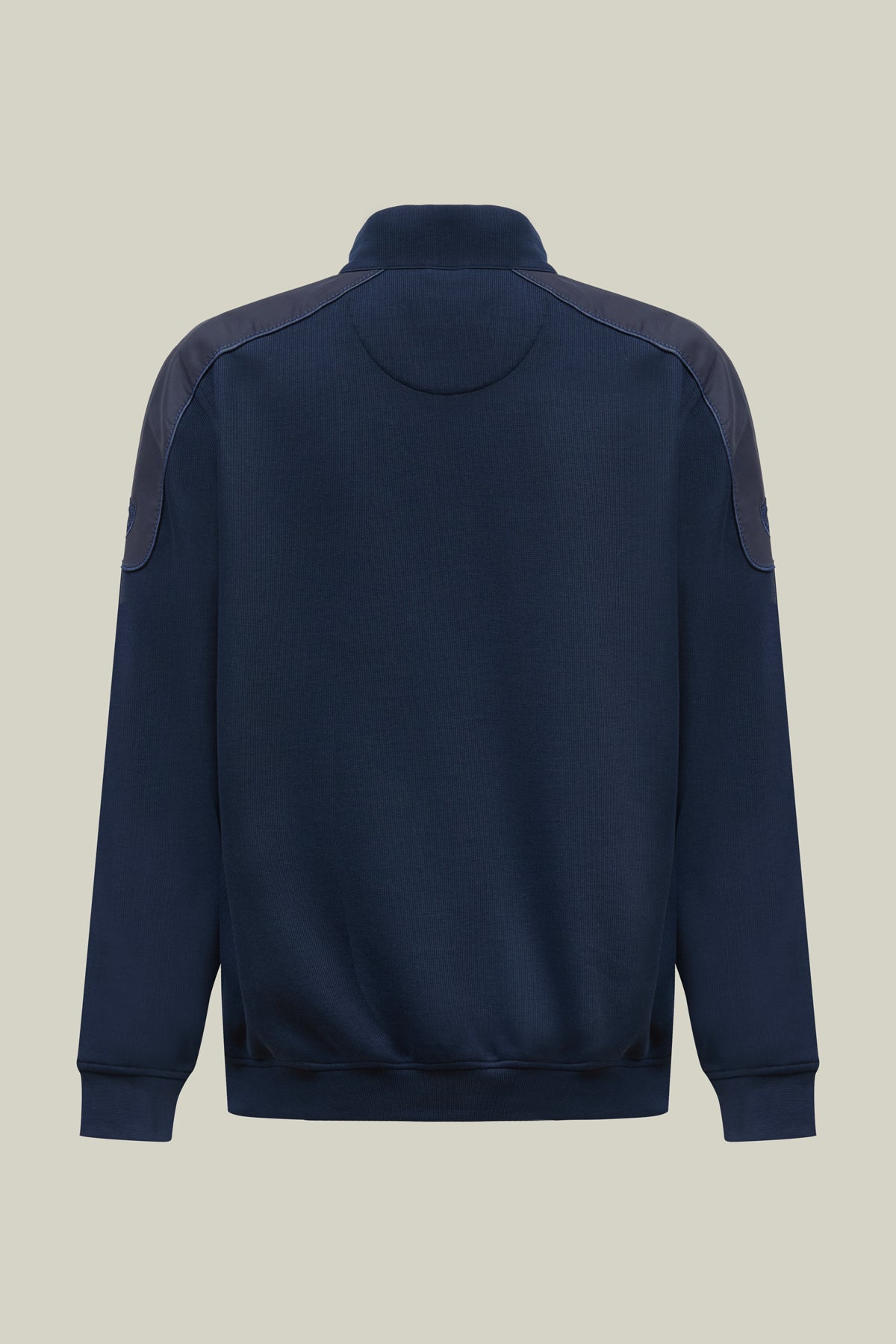 Herren Sweatshirt Modern Fit – Navy mit Halbzip
