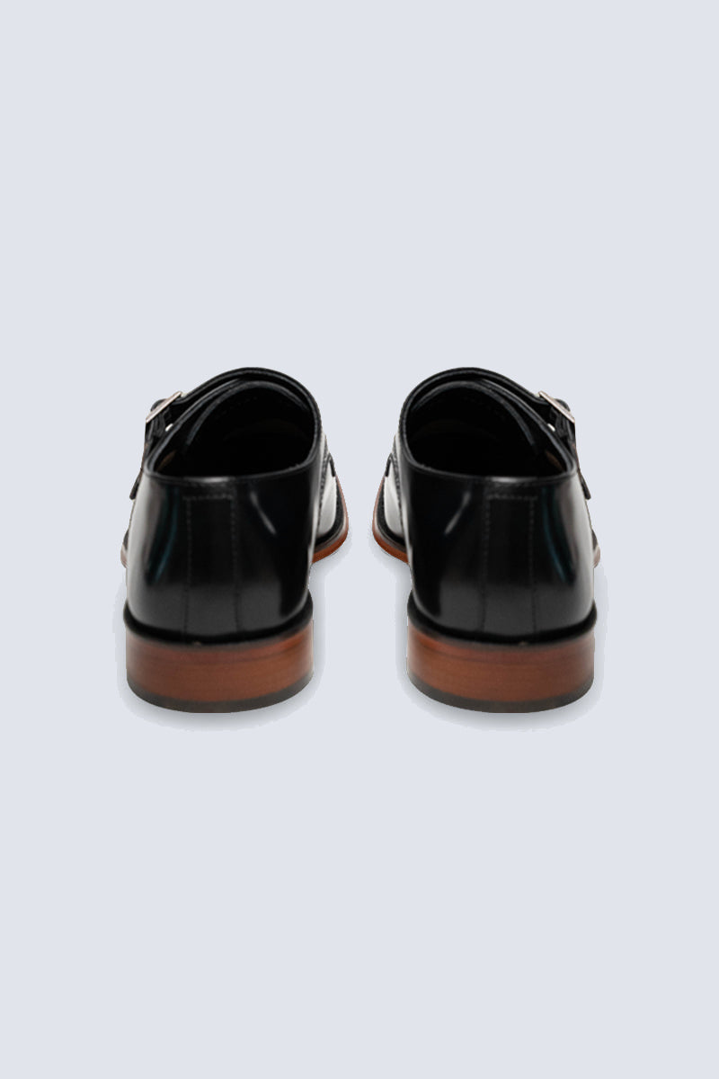Herren Monk Strap Schuhe – Brown