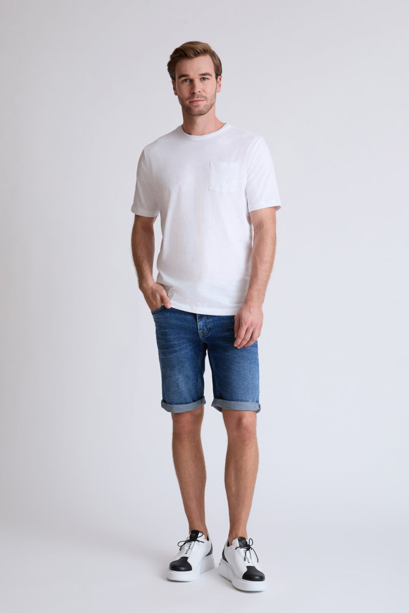 T-Shirt Zeitloser Komfort aus 100 % Baumwolle – white #Farbe_10000 white