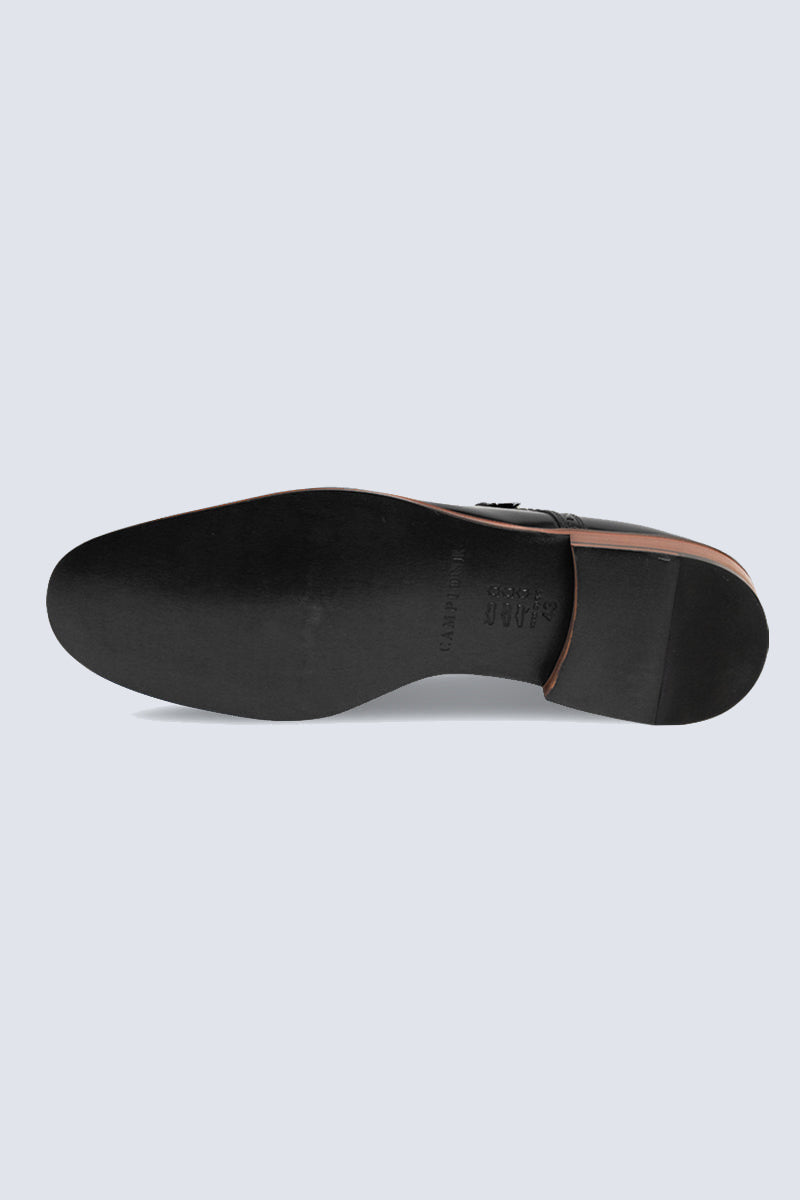 Herren Monk Strap Schuhe – Brown