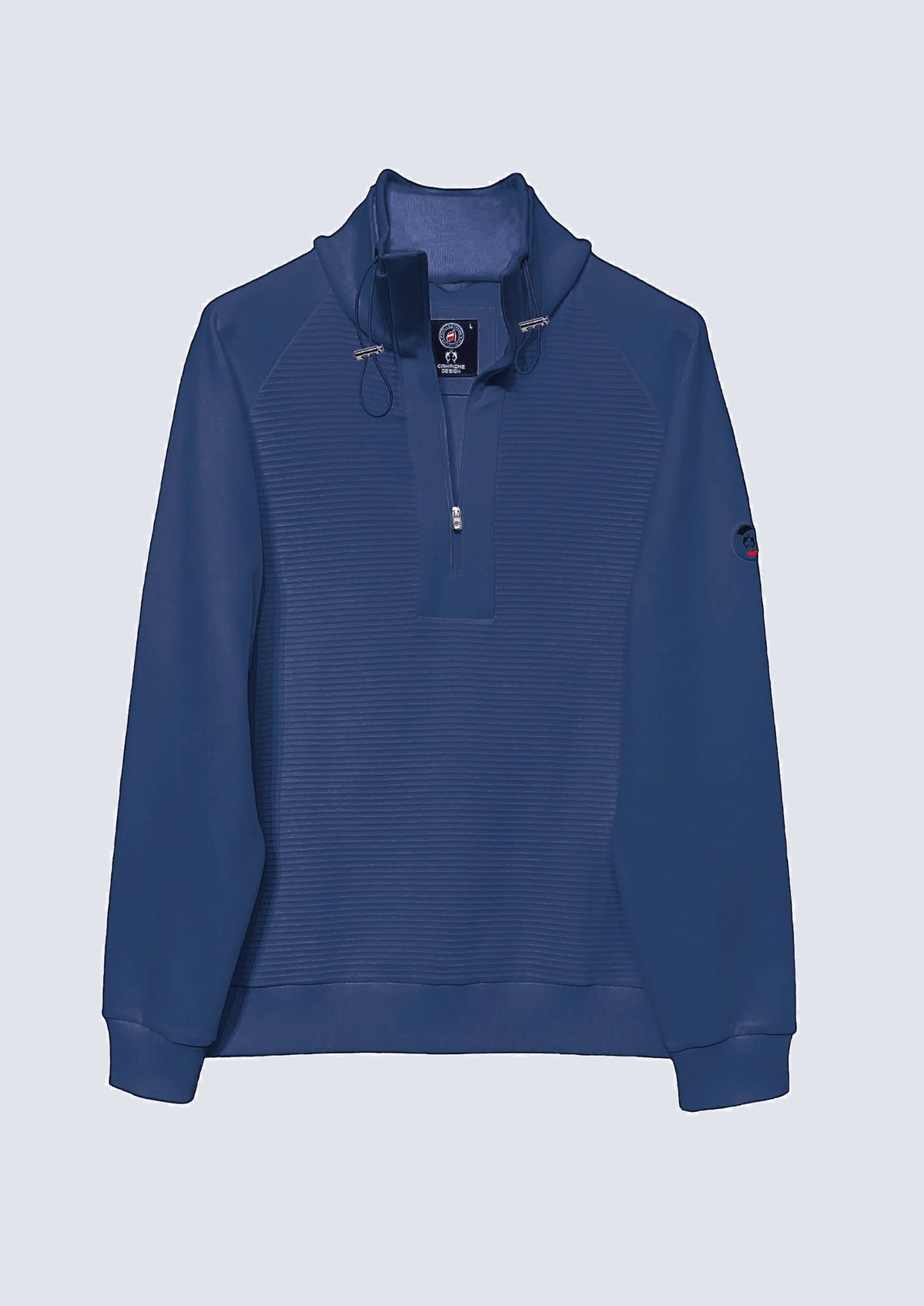 Sweatshirt mit Stehkragen und Strukturdesign – 85400