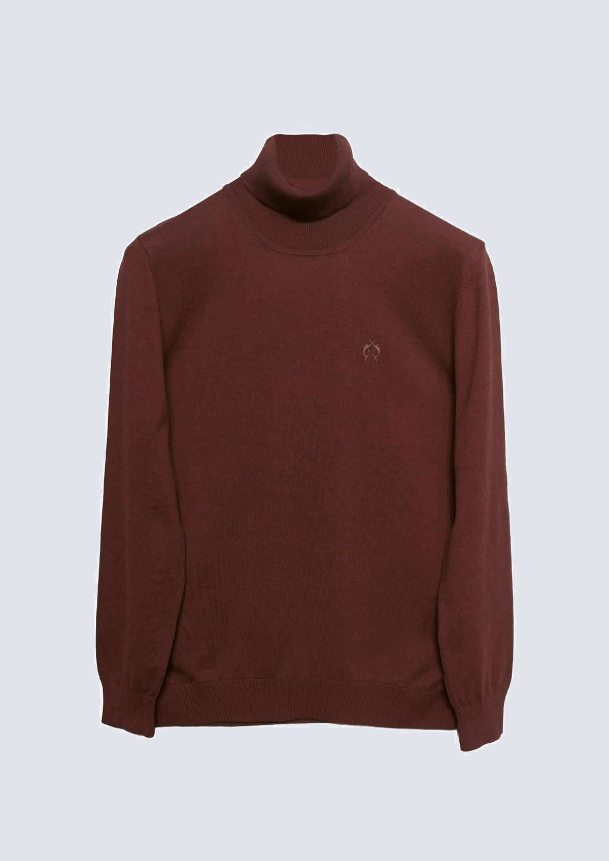 Feinstrick‑Pullover mit Rollkragen aus Baumwoll‑Acryl‑Mix – 63601