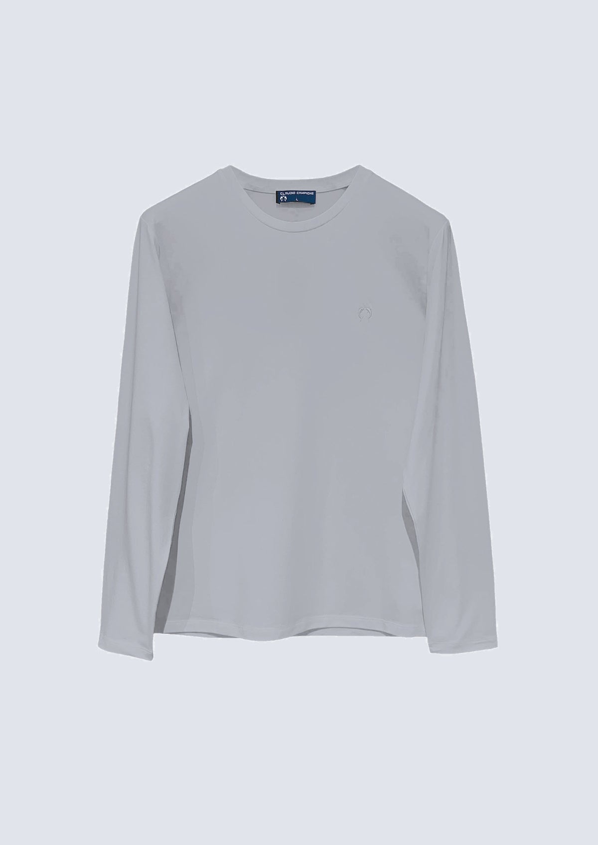 Langarm‑T‑Shirt aus Modal‑Baumwoll‑Mix mit Rundhalsausschnit – 90301