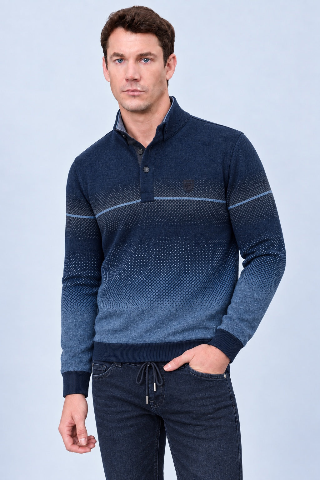 Dean Regular Slim Jeans aus Baumwoll-Mix in Braun in brown