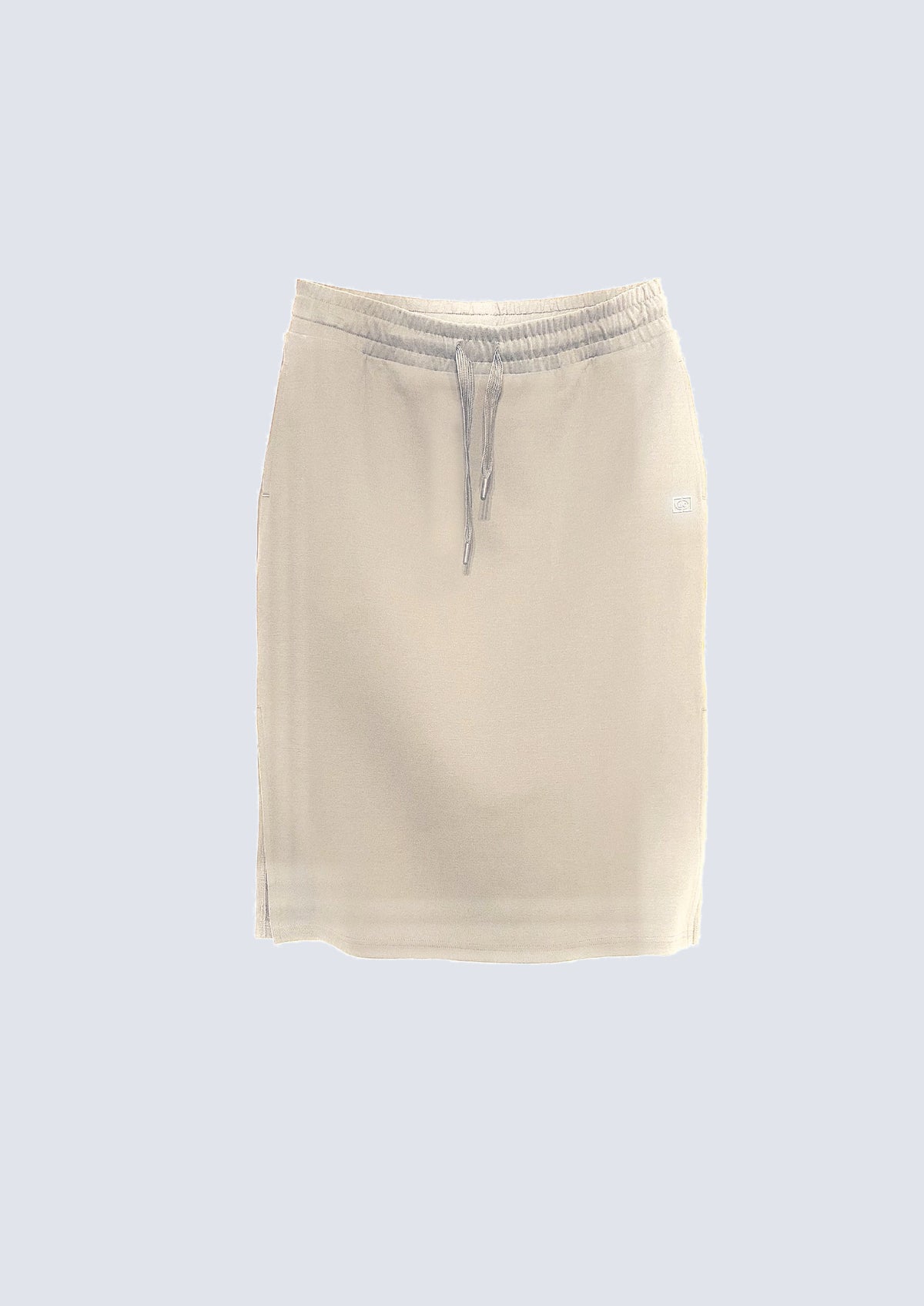Sweatrock aus Baumwoll‑Polyester‑Elasthan mit Tunnelzugbund – 40400