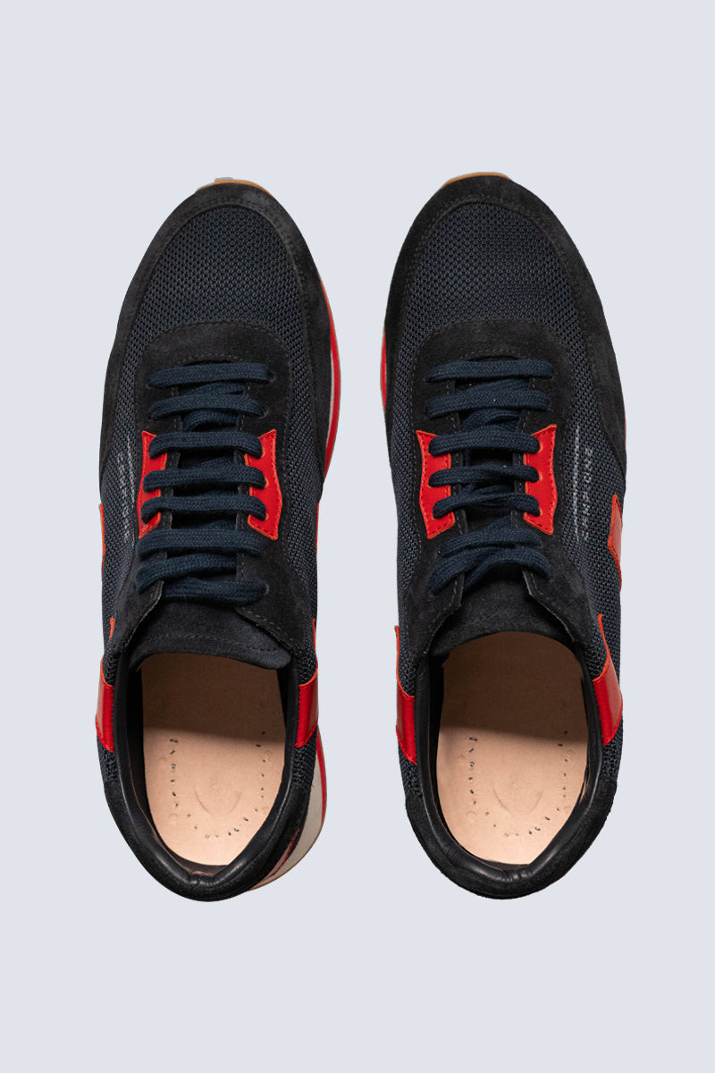 Herren Sportschuhe – Navy & Red
