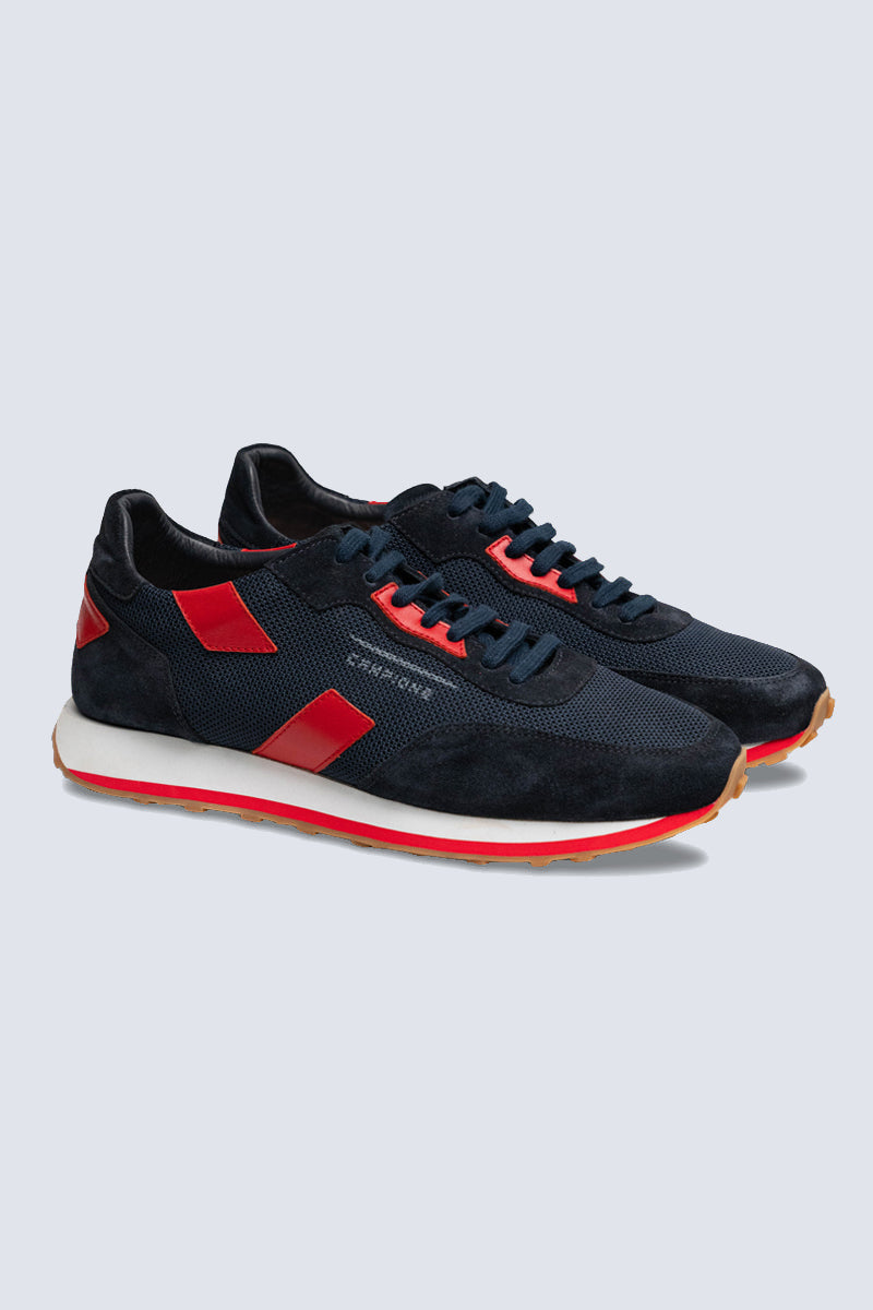 Men's Sports Shoes – Navy & Red
