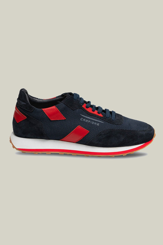 Herren Sportschuhe – Navy & Red