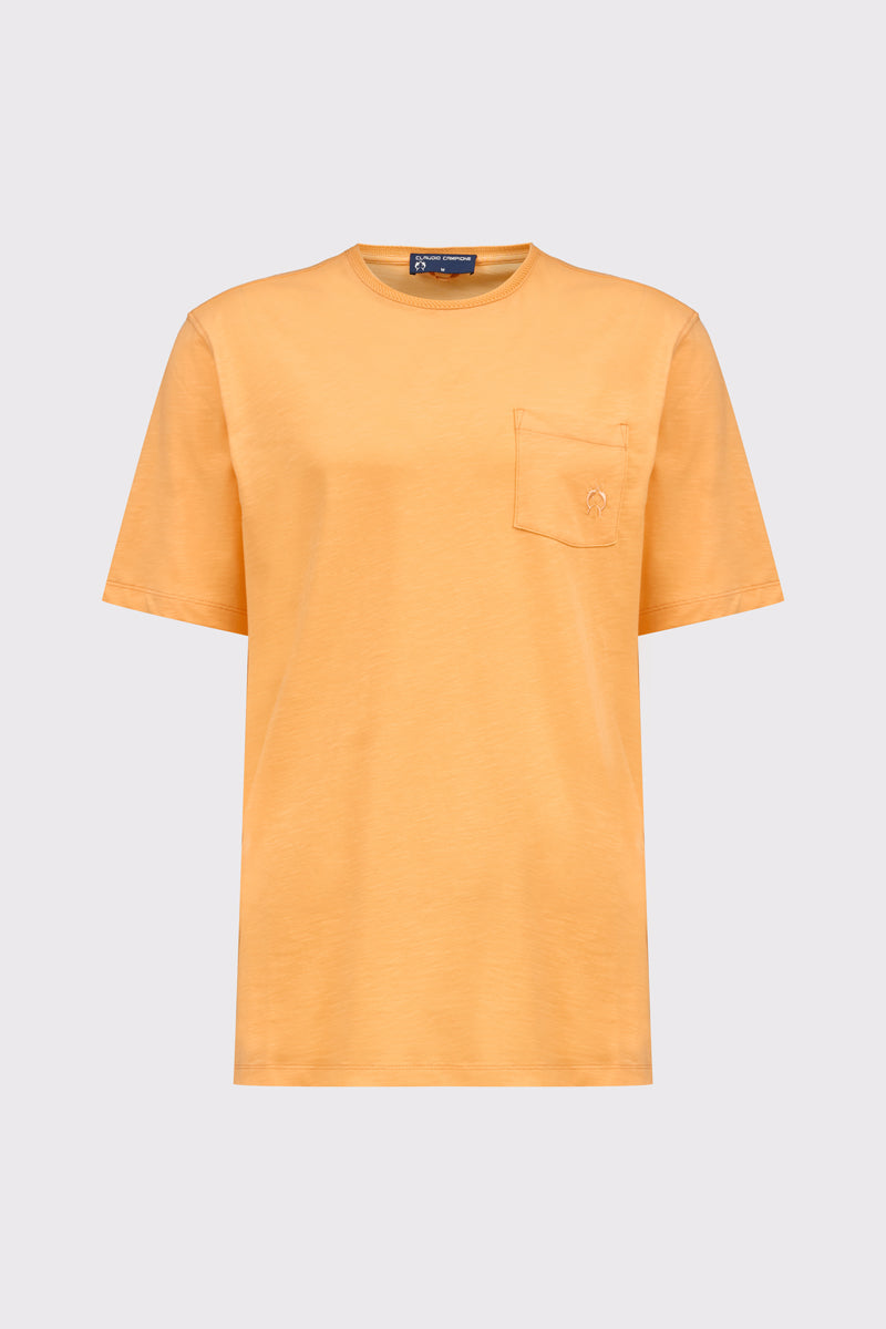 T-Shirt  Zeitloser Komfort aus 100 % Baumwolle – orange #Farbe_30500 orange