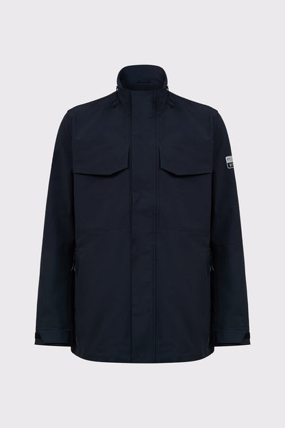 Technische Jacke aus Polyester‑Elasthan‑Mix mit Stehkragen (1/1 Arm)