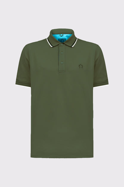 Herren Polo-Shirt Piqué – Baumwolle-Elasthan, modern