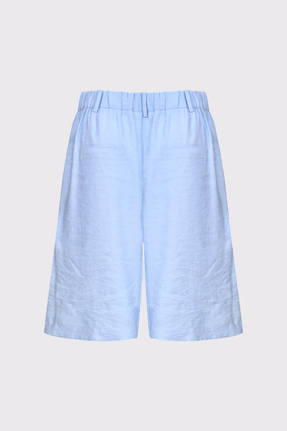 Bermuda aus Modal-Polyester-Mix mit weitem Bein