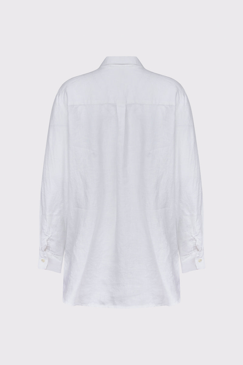 Bluse aus Lycra mit floraler Zierstickerei