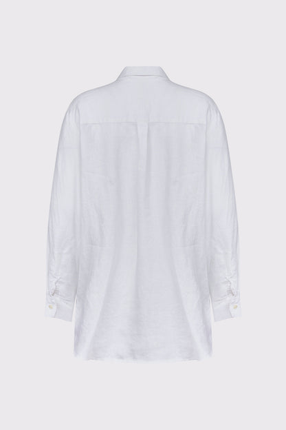 Bluse aus Lycra mit floraler Zierstickerei