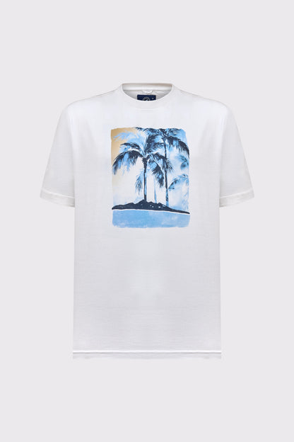 Casual T-Shirt aus 100 % Baumwolle