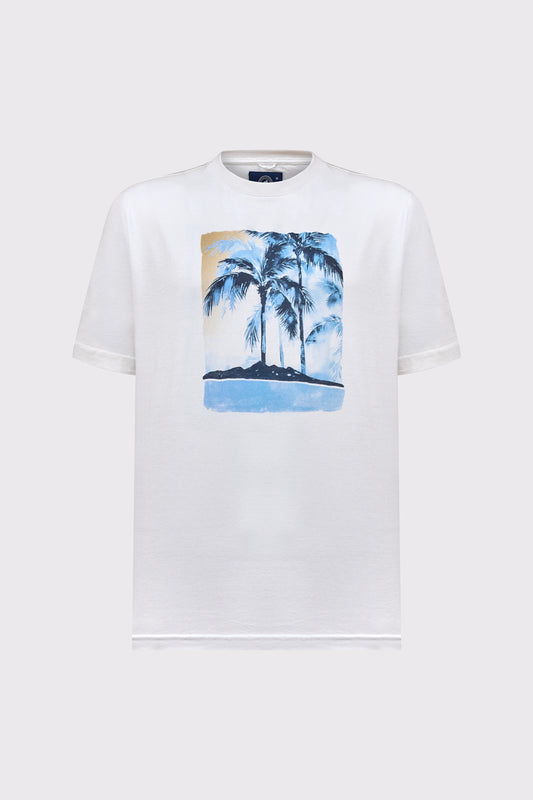 Casual T-Shirt aus 100 % Baumwolle