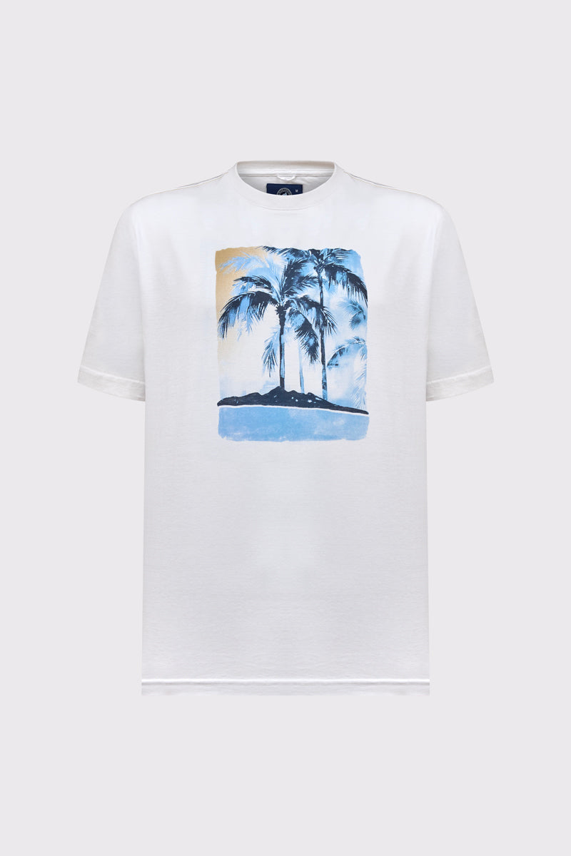 Casual T-Shirt aus 100 % Baumwolle