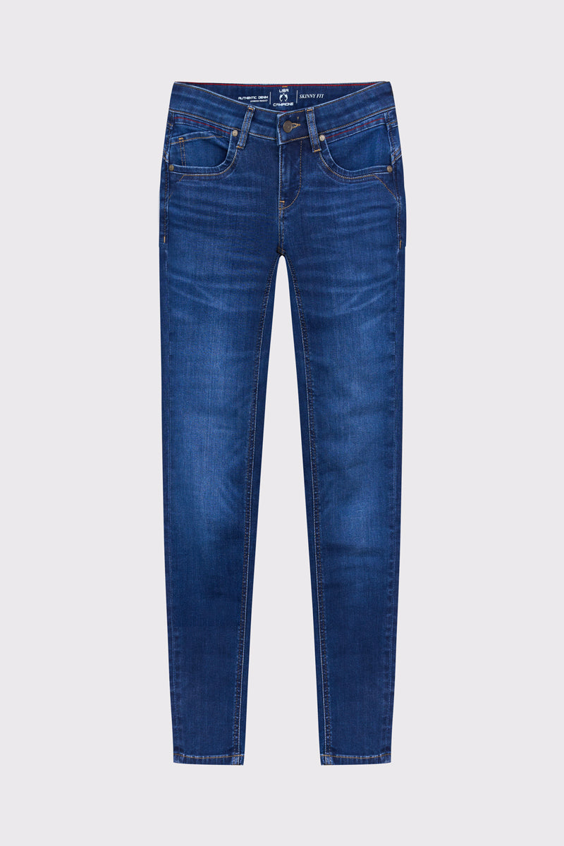 Jeggings aus Baumwoll-Mix mit Stretch-Anteil