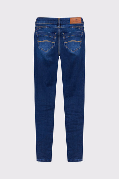 Cotton blend jeggings with stretch